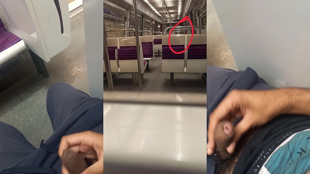 quick jerk off in french subway (Jerkoh) quick jerk off in french subway (Jerkoh)