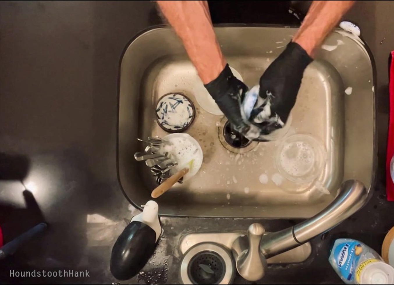 Househusband Hands: Nitrile Gloves : Washing Bowls