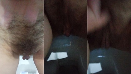 Buco pelossissimo pisciato