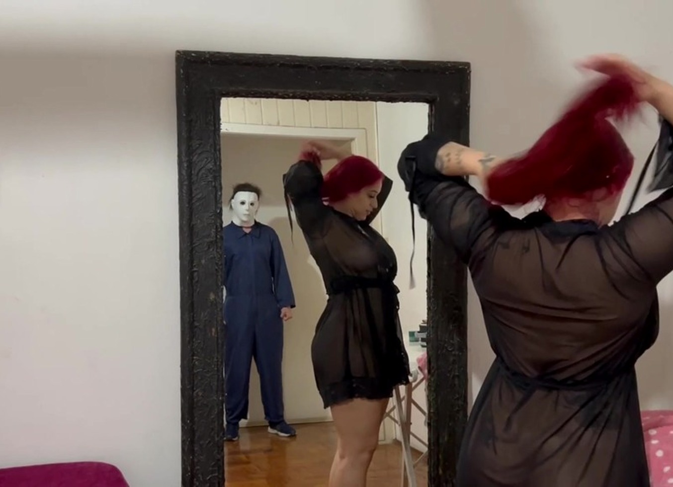 7 Noites De Terror - Halloween , Michael Myers Arromba O Cu Da Camila Vegas Sem Piedade Completo