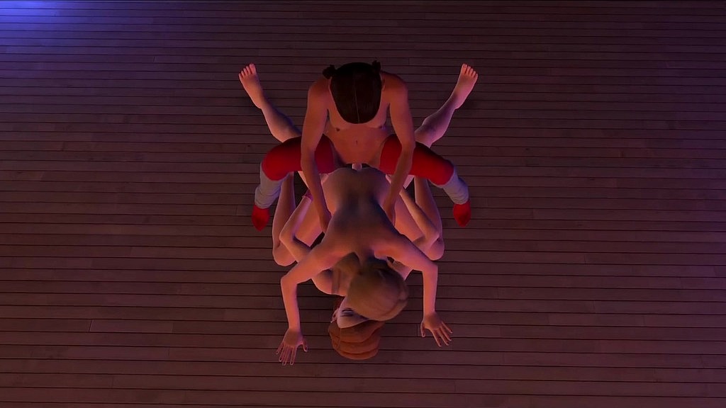 lesbian threesome double penetration with double headed dildos (Wraith931 3D Models) lesbian threesome double penetration with double headed dildos (Wraith931 3D Models)