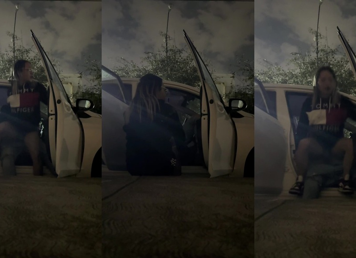 Anal Publico En El Carro Mientras Todos Pasan - Natalia Delgado