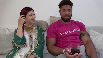Arab Stepsister's Coffee With BBC Stepbrother Turns Into Anal Sex & Cum On Ass