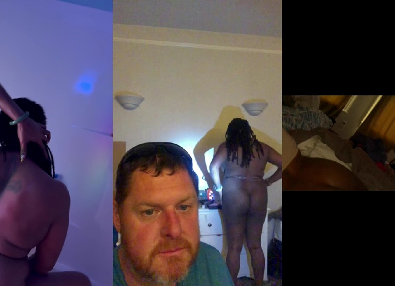 Amateur Homemade Ebony Booty Shots