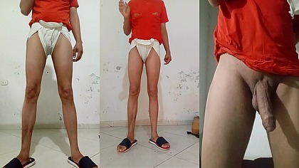 Mojo mi panal de tela y de paso pajazo a mano