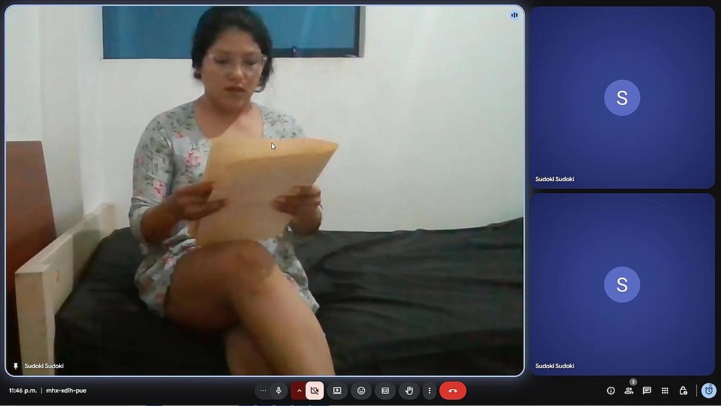 Sudoki3, Elbergaslocas: mi mejor amiga tiene su entrevista de trabajo por zoom pero se olvide de que estaba prendida la camara y se masturbo frente a su jefe (AnalVids.com) mi mejor amiga tiene su entrevista de trabajo por zoom pero se olvide de que estaba prendida la camara y se masturbo frente a su jefe (Sudoki3, Elbergaslocas)