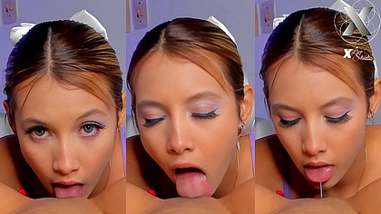 Sweet looking girl, Lick that pussy like a goddess