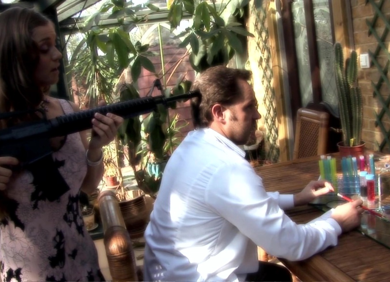 Jizz on the Face After Hardcore Fuck