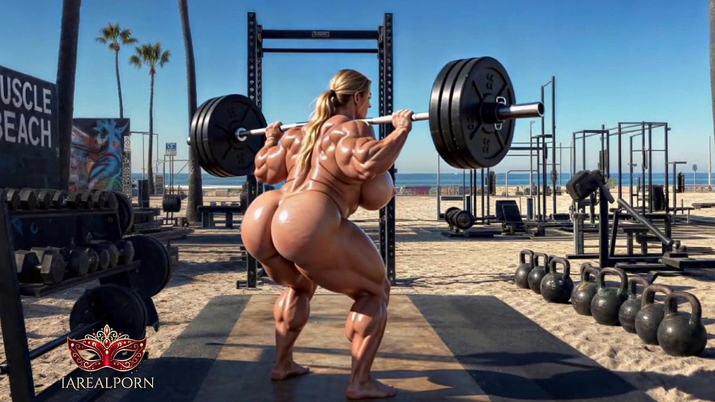 crossfit on the beach with naked, muscular milfs – ai-generated () crossfit on the beach with naked, muscular milfs – ai-generated ()