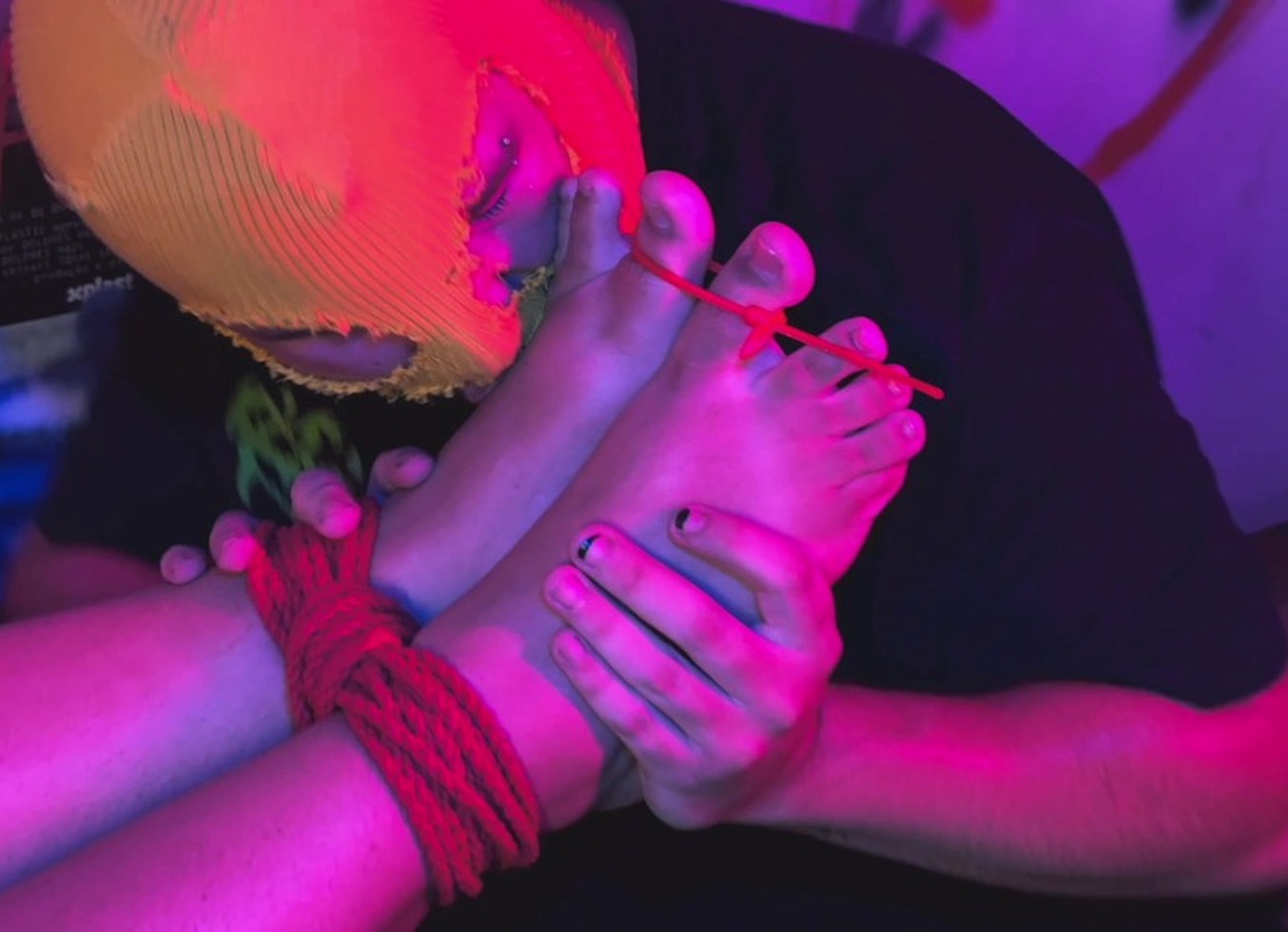 Bound Foot Worship And Tickling