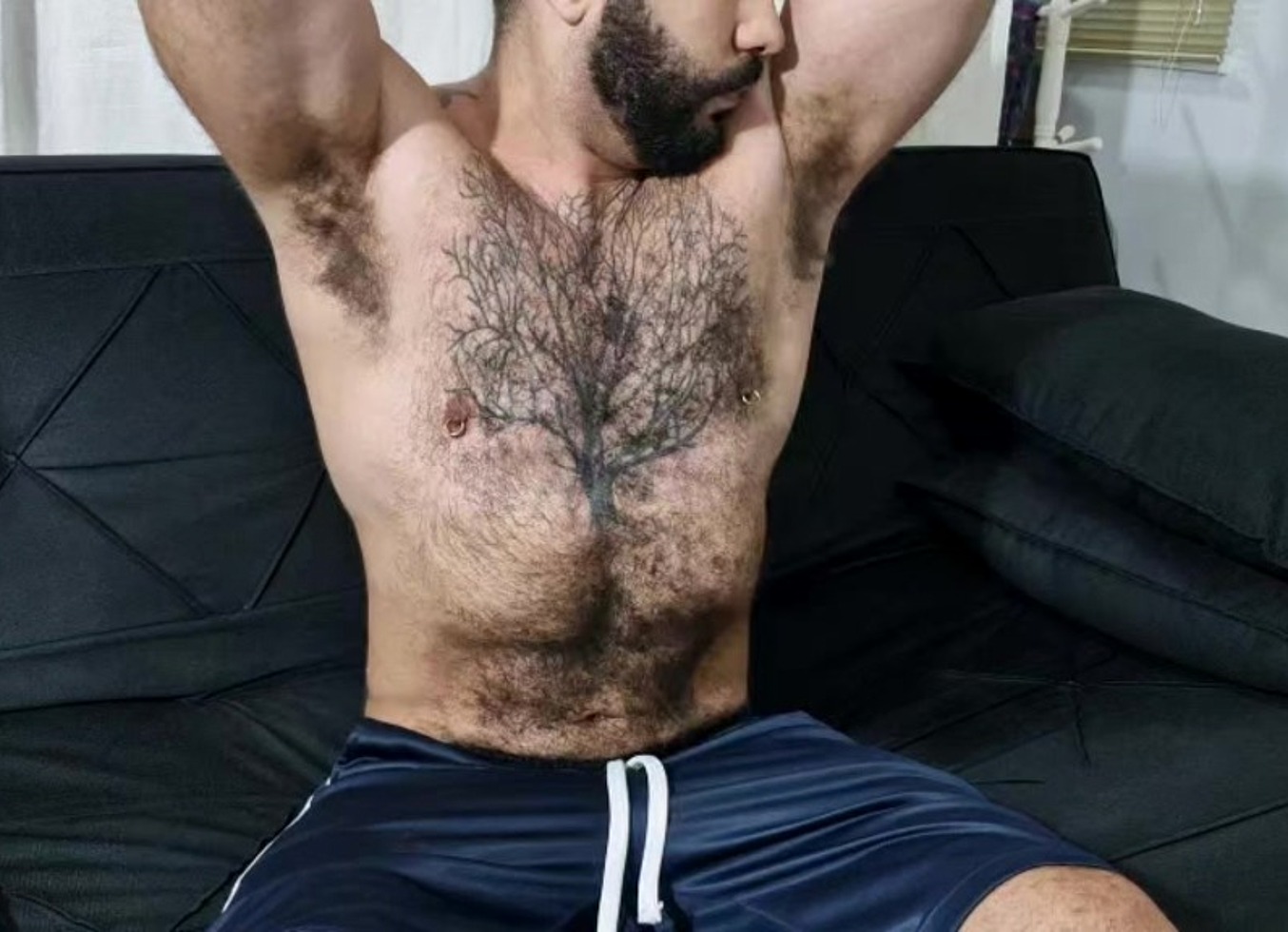 Sweaty Jerk Off Solo Cumshot