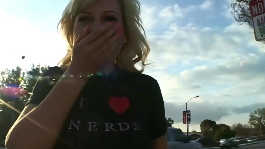 tiffany price swallows cum after pov blowjob
