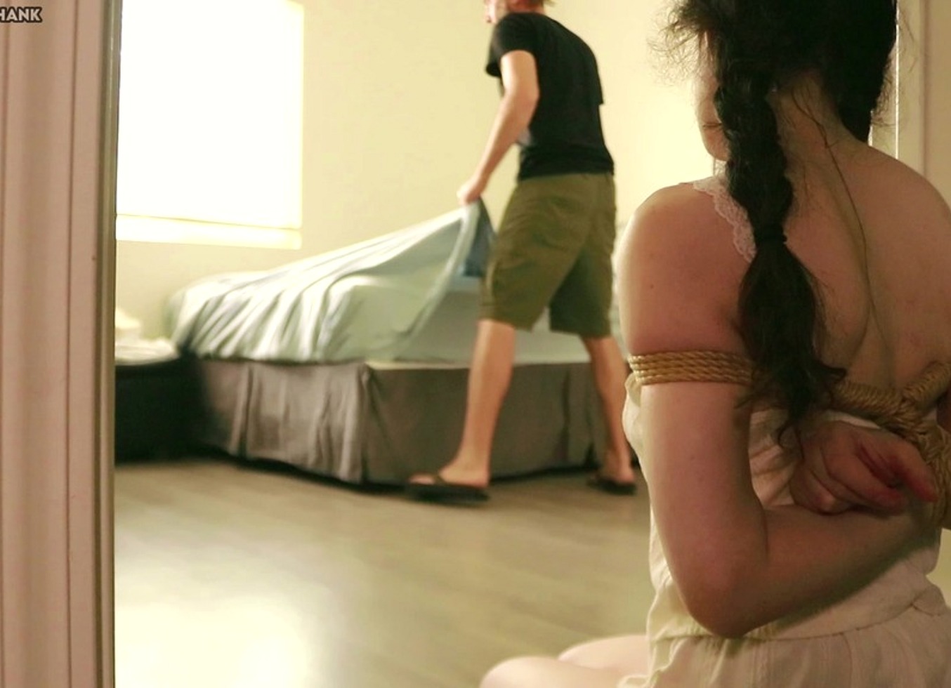 Dominant Switches Bedding For Rope Bound Submissive