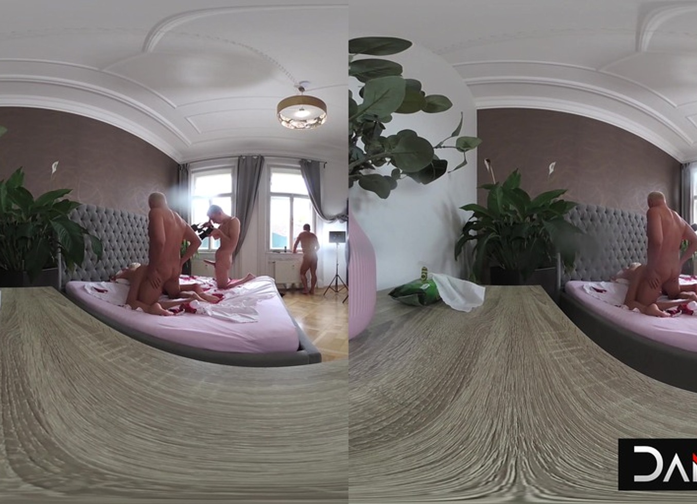 Lovita Fate's Wild Gangbang Fantasy, Spitroasted By Three Guys!