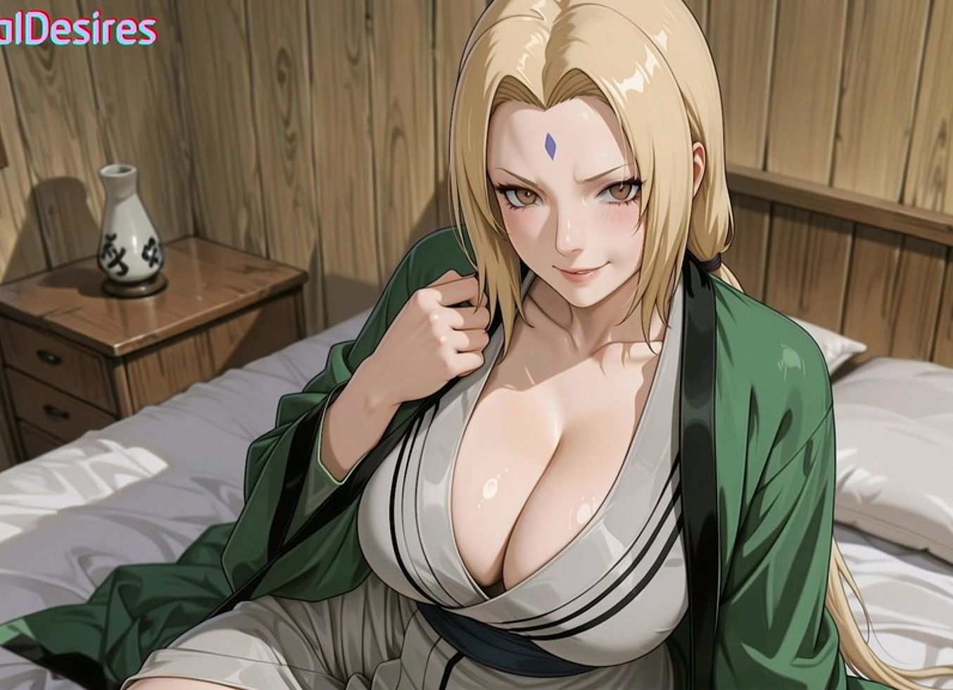 Tsunade's Forbidden Jutsu Is Between Her Thighs (Parody) - AI-Generated