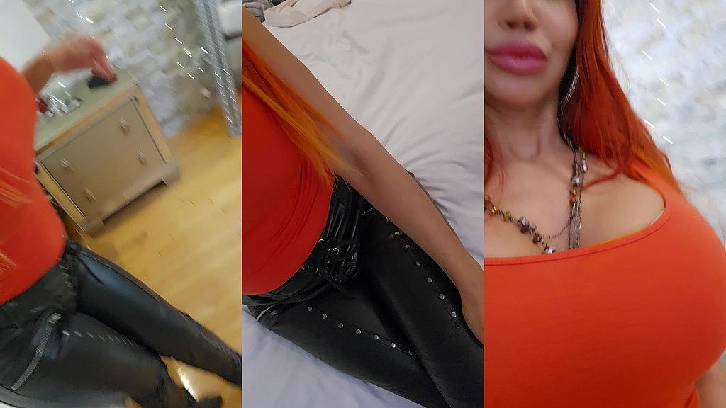 шкіряні штани (Б'янка Бошан) leather pants (Bianca Beauchamp)