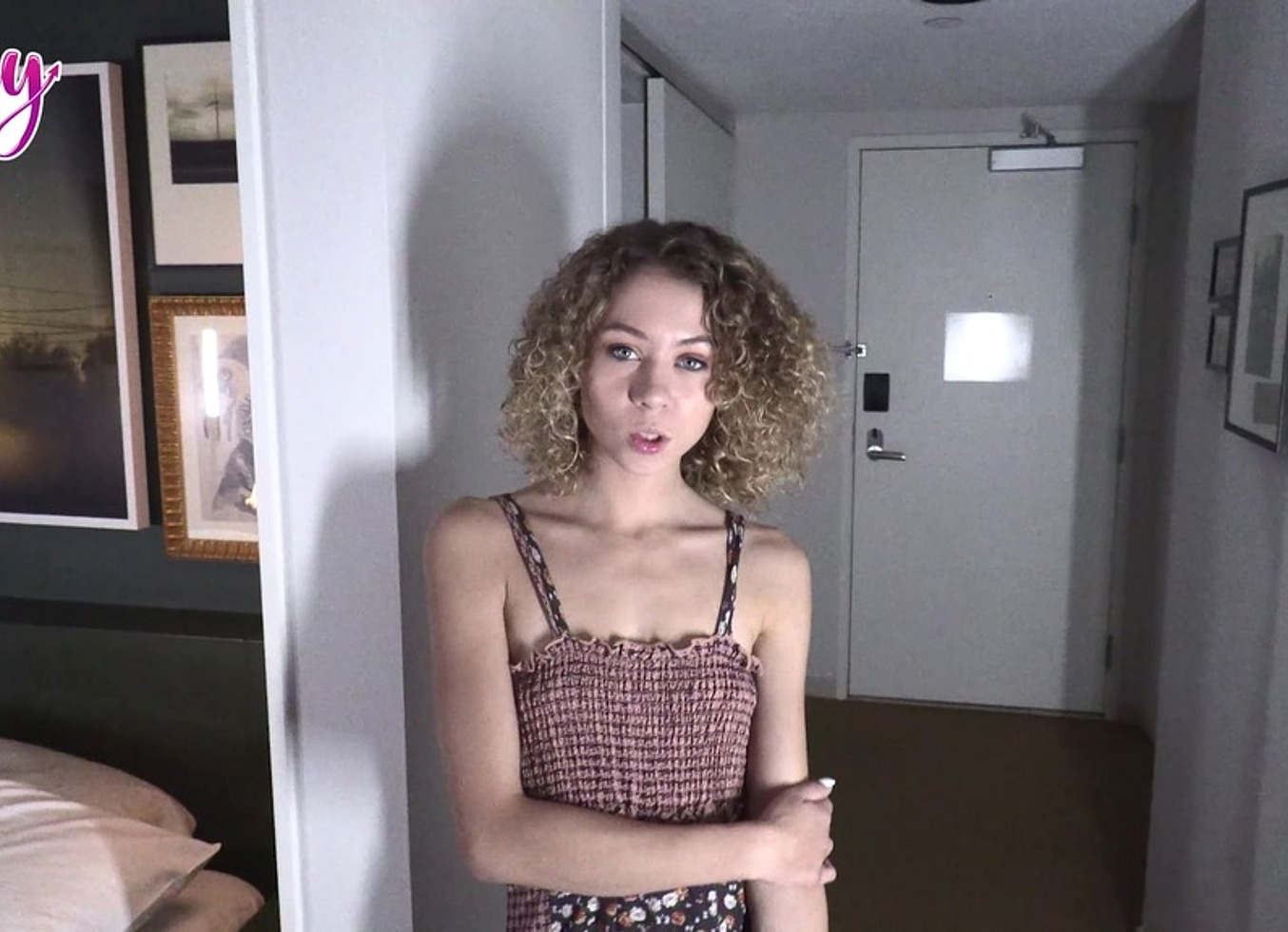 Teen Babysitter Allie Addison Gets A Load Of Cum From Boss