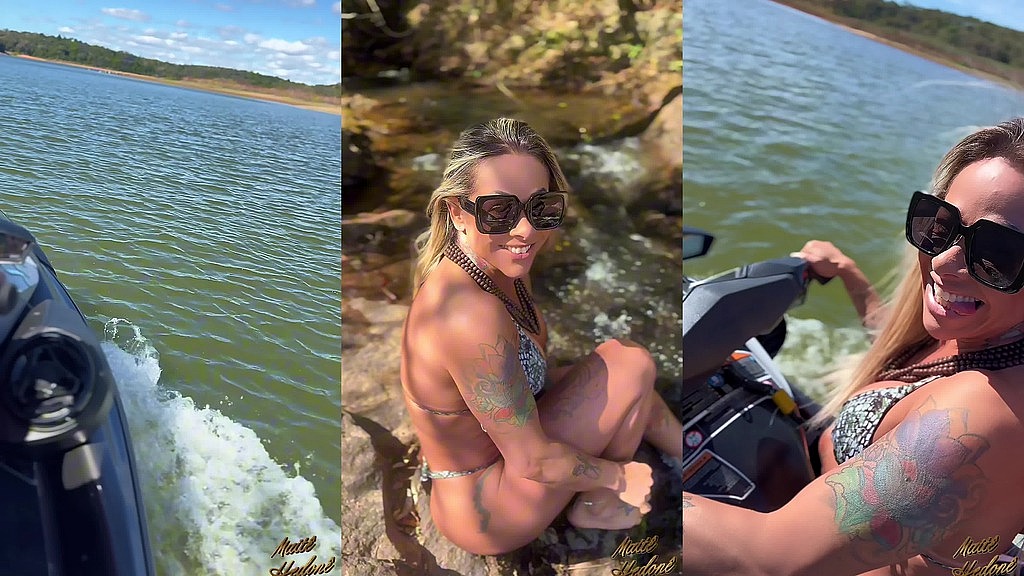 maite hedone viu a cobra no meio do mato... rs. chupou o pau, deu gostoso em cima do jetsky e ganhou leitinho na boca. (Gphuntersampa, Maite Hedone) maite hedone viu a cobra no meio do mato... rs. chupou o pau, deu gostoso em cima do jetsky e ganhou leitinho na boca. (Gphuntersampa, Maite Hedone)