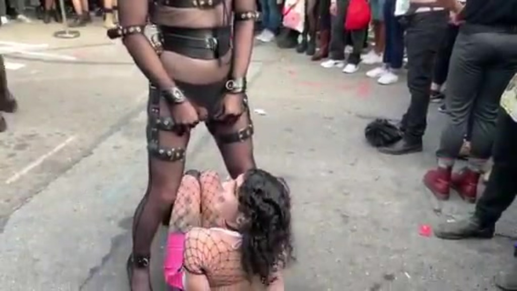 PISS at Folsom Street Fair with TS Natalie Mars - Pornbox.com