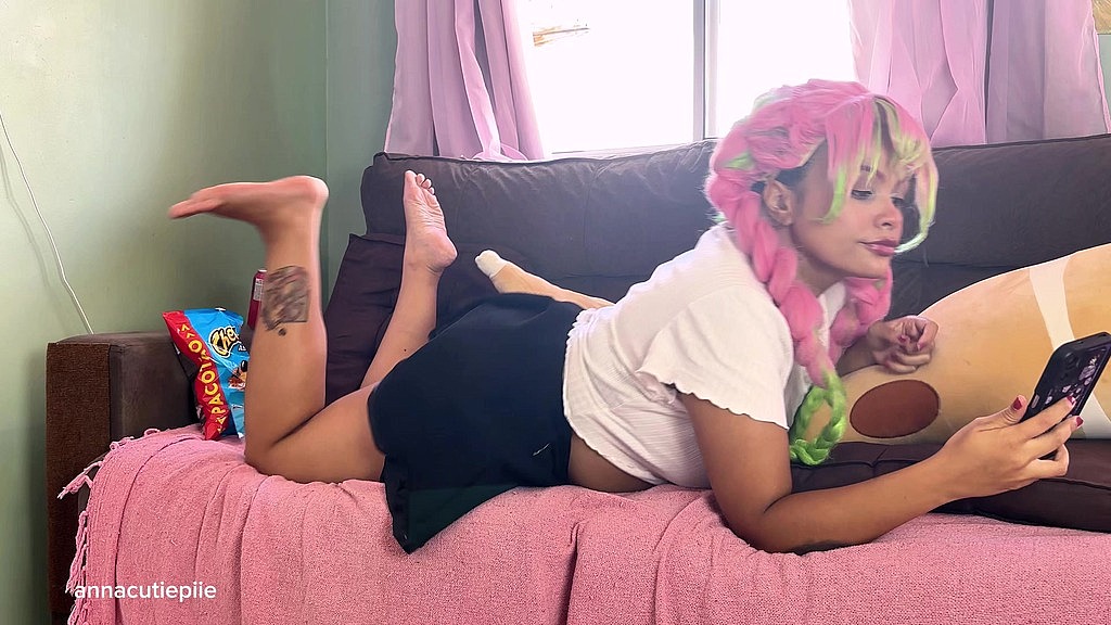 mitsuri farting and burping while watching tv big bloated belly chubby girl (Cutie) mitsuri farting and burping while watching tv big bloated belly chubby girl (Cutie)