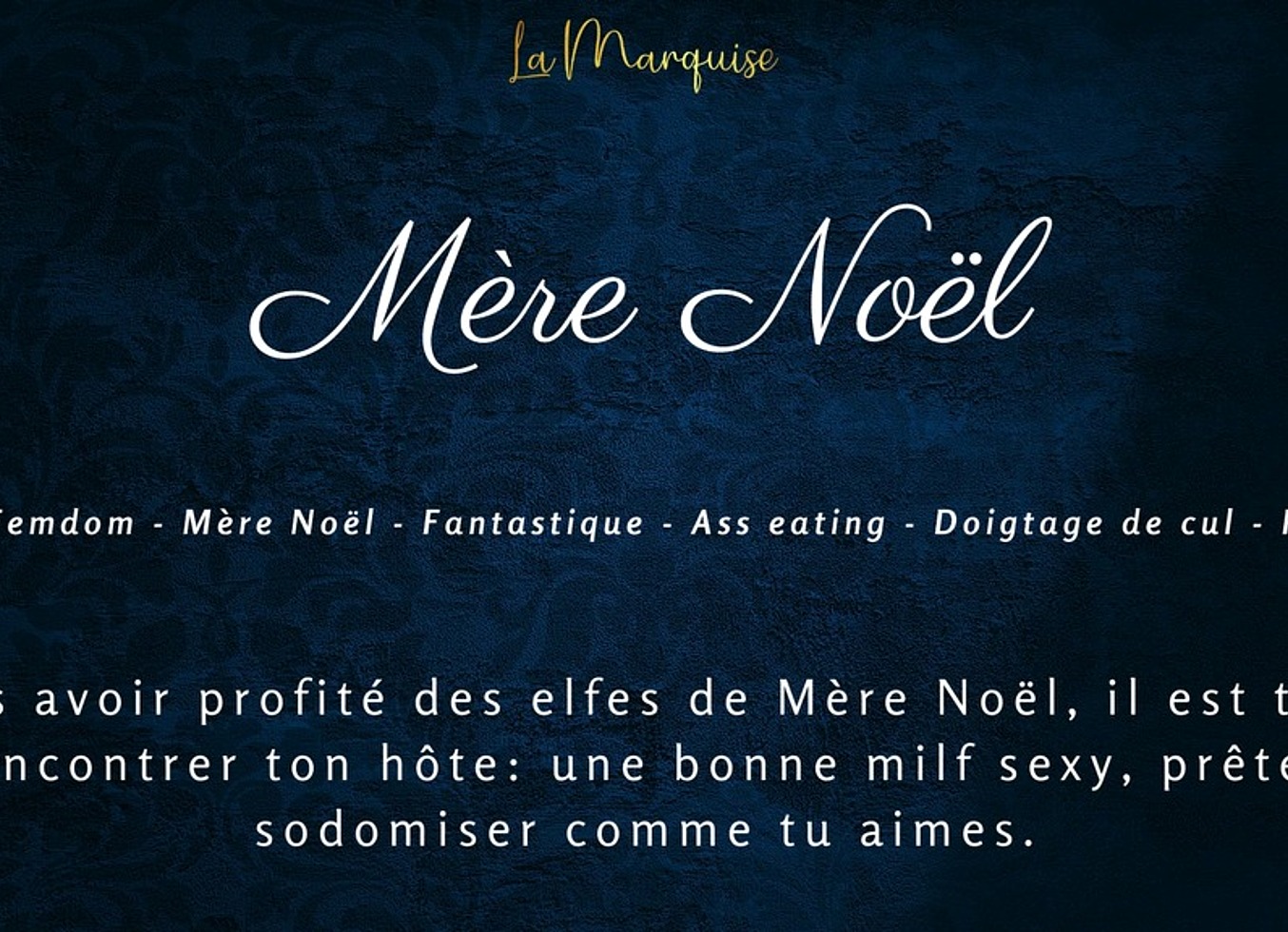 Mere Noel - French Femdom Ass Pegging