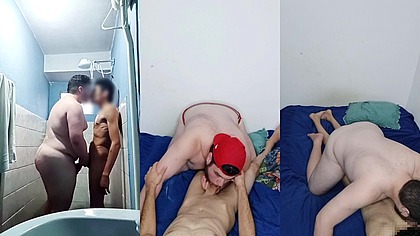 Novinho Motoboy Dotado e Twink Fodendo o Gordo Safado (TRILOGY)