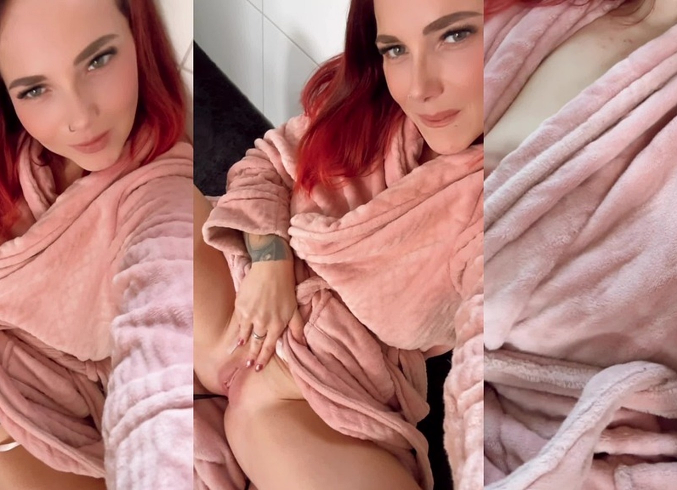 Fresh Out Of The Shower, Still Steaming Hot, And Wrapped Only In My Bathrobe