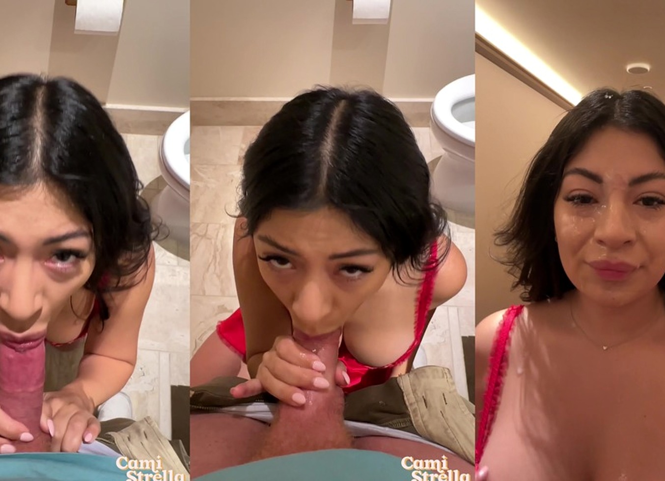 Cami Strella Sucked A Lucky Guy's Dick At Twitch Con Party