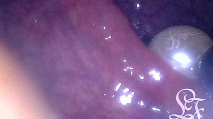 CAM INSIDE ASS: Ball Chain disappears deep in her hole