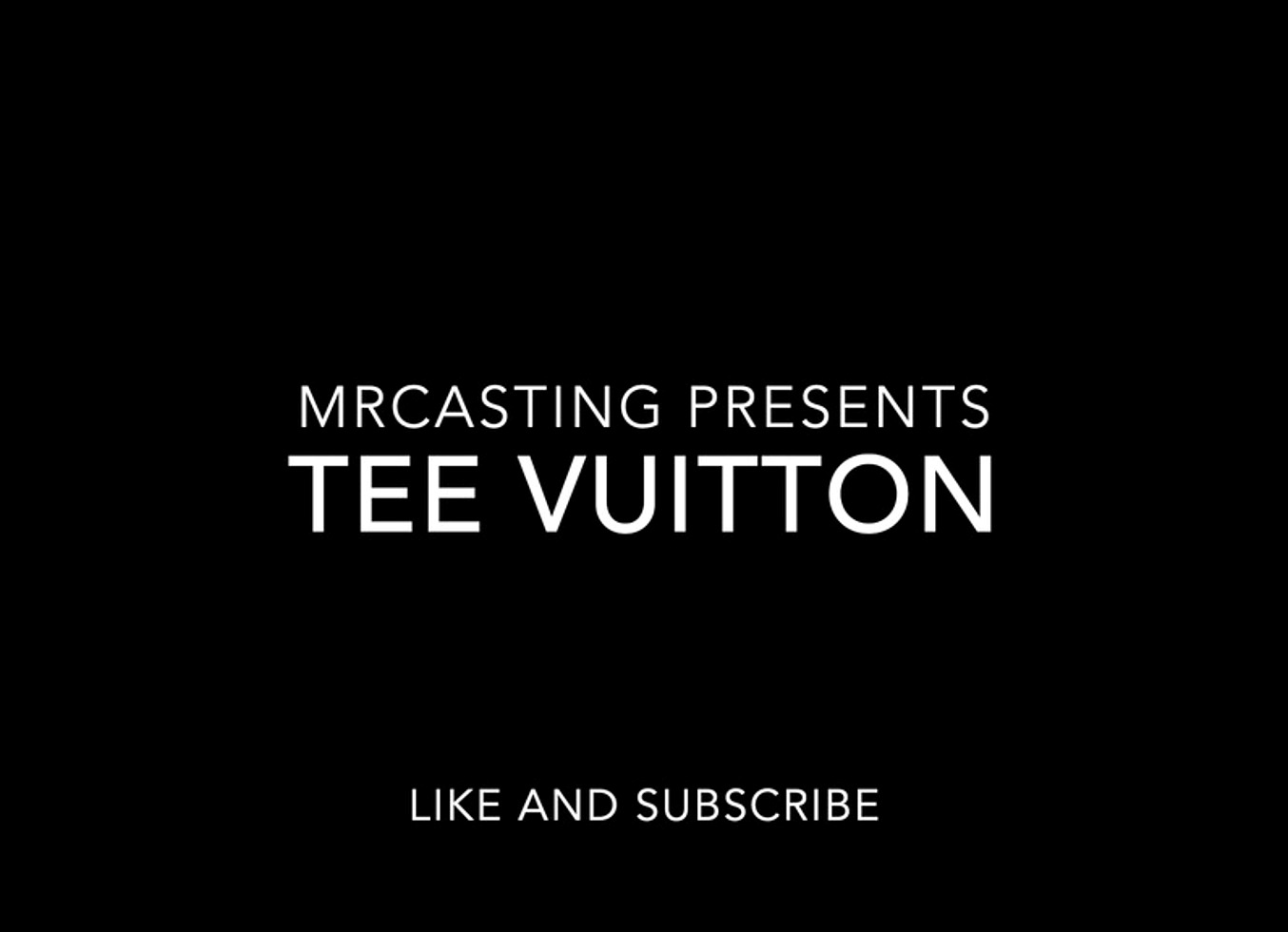 Tee Vuitton's First Interracial Casting