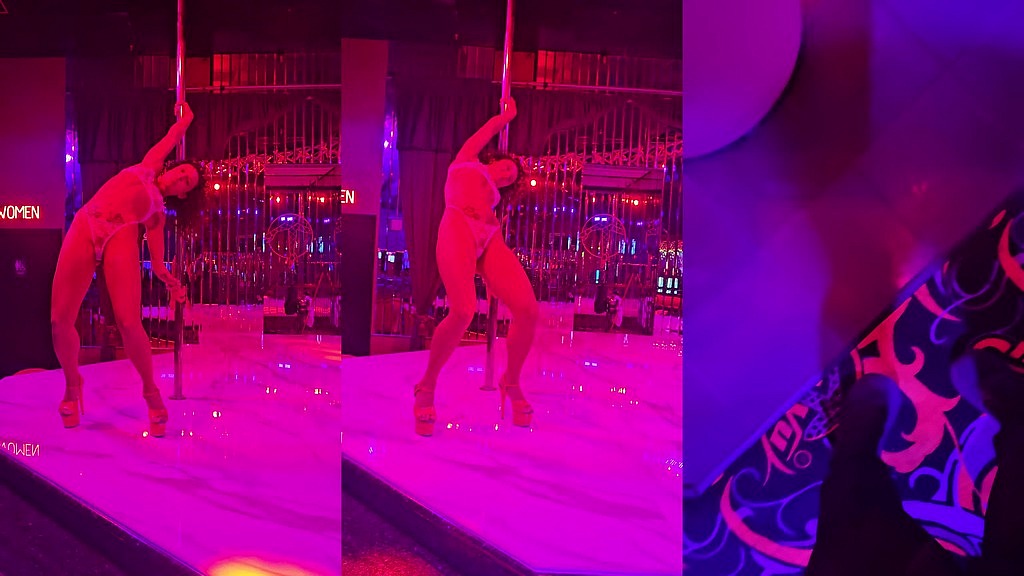 pole dance practice at the strip club (Dakota Marr) pole dance practice at the strip club (Dakota Marr)