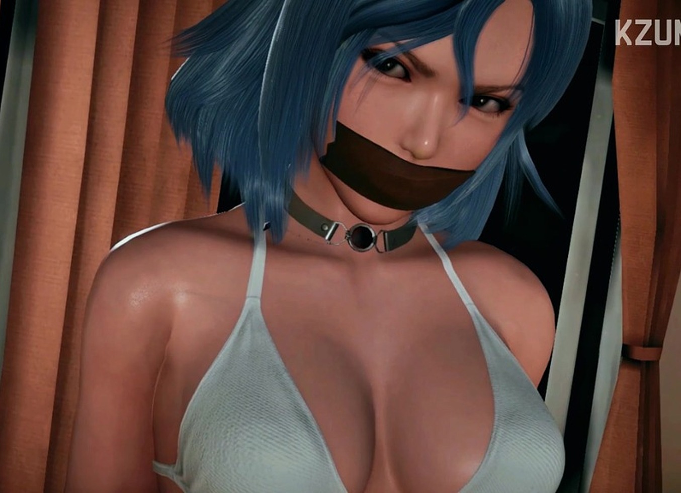 Negao Pauzudo Macetando E-Girl Gostosa De Cabelo Azul - Animacao Hentai