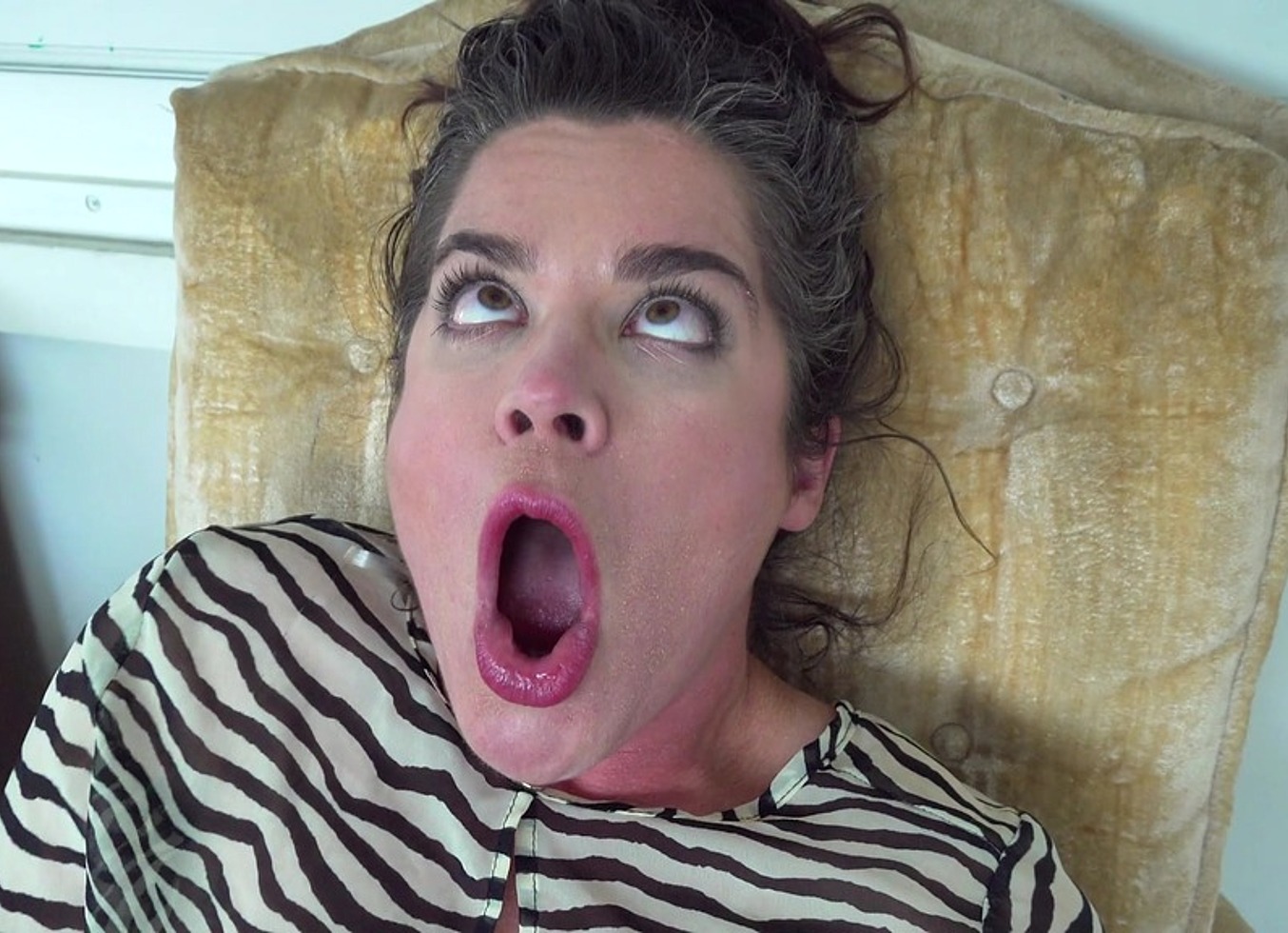 Embarrassed MILF Gets Spontaneous Orgasms - Medical Condition