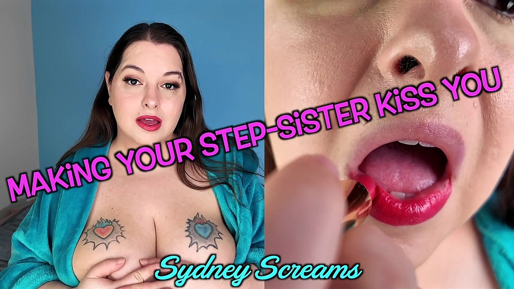 making your step-sister kiss you - pov step-brother insists that sydney screams kiss him if she wants him to leave her alone - pov kissing, lipstick kissing, taboo, step-siblings (Sydney Screams) making your step-sister kiss you - pov step-brother insists that sydney screams kiss him if she wants him to leave her alone - pov kissing, lipstick kissing, taboo, step-siblings (Sydney Screams)