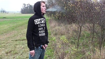 Scoout007 - Young Blonde Hitchhiker Jerks Off His Dick - Part 1