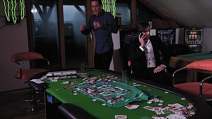 pool table double penetration (Kai Taylor, Tarzan, Amalia)