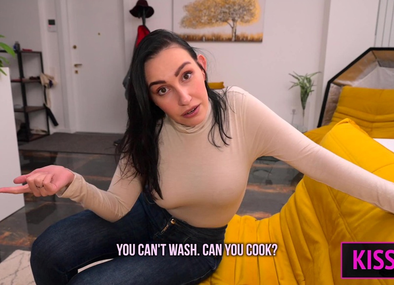 Busty Stepmom In Jeans Teach Stepson How To Make Her Cum