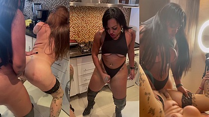 Travesti do pauzao meteu gostoso na amiga Trans Ruiva do rabao