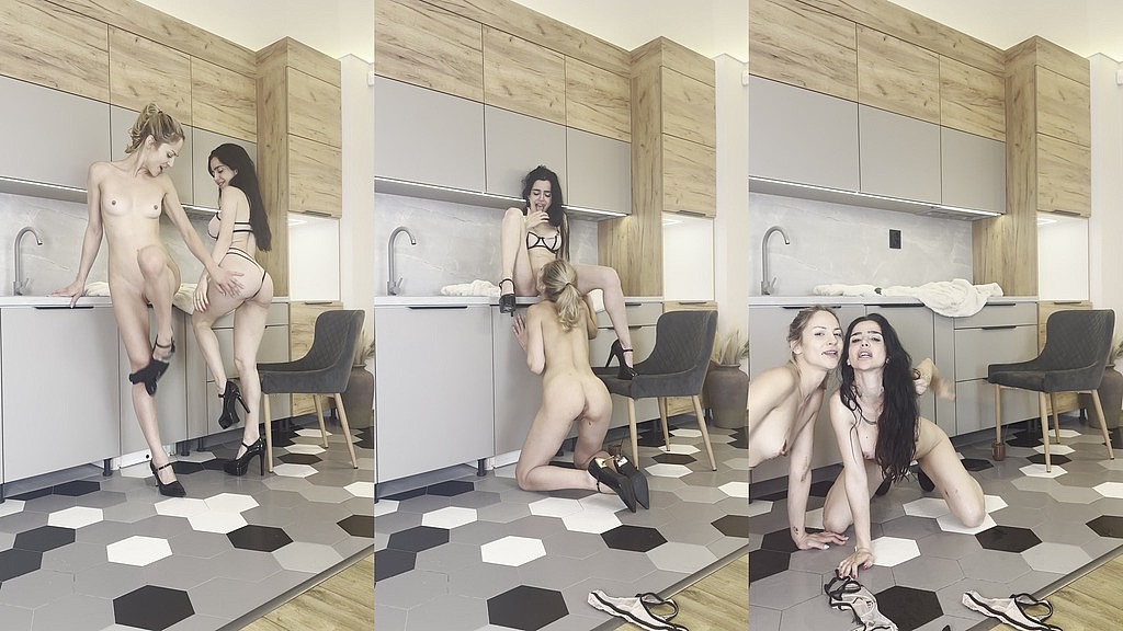 lesbian kitchen squirting fun (Miss Daisy Diamond, Exoticbrunettee) lesbian kitchen squirting fun (Miss Daisy Diamond, Exoticbrunettee)