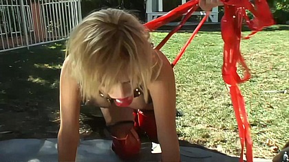 Jodi James Opens Her Mouth So Michelle Can Jerk Their Stud Off Into It