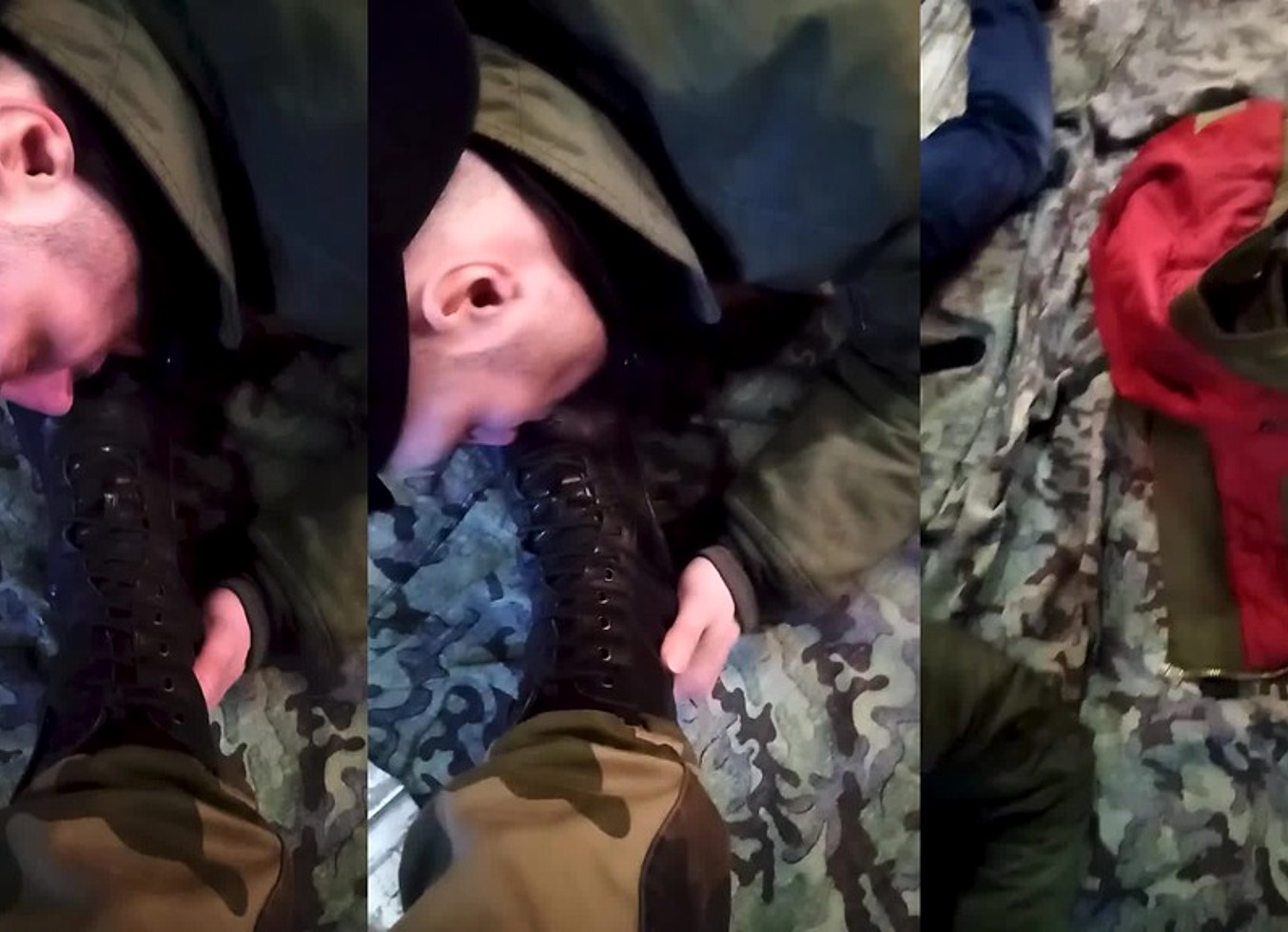 Military Man Catch And Dominate Young Skinhead