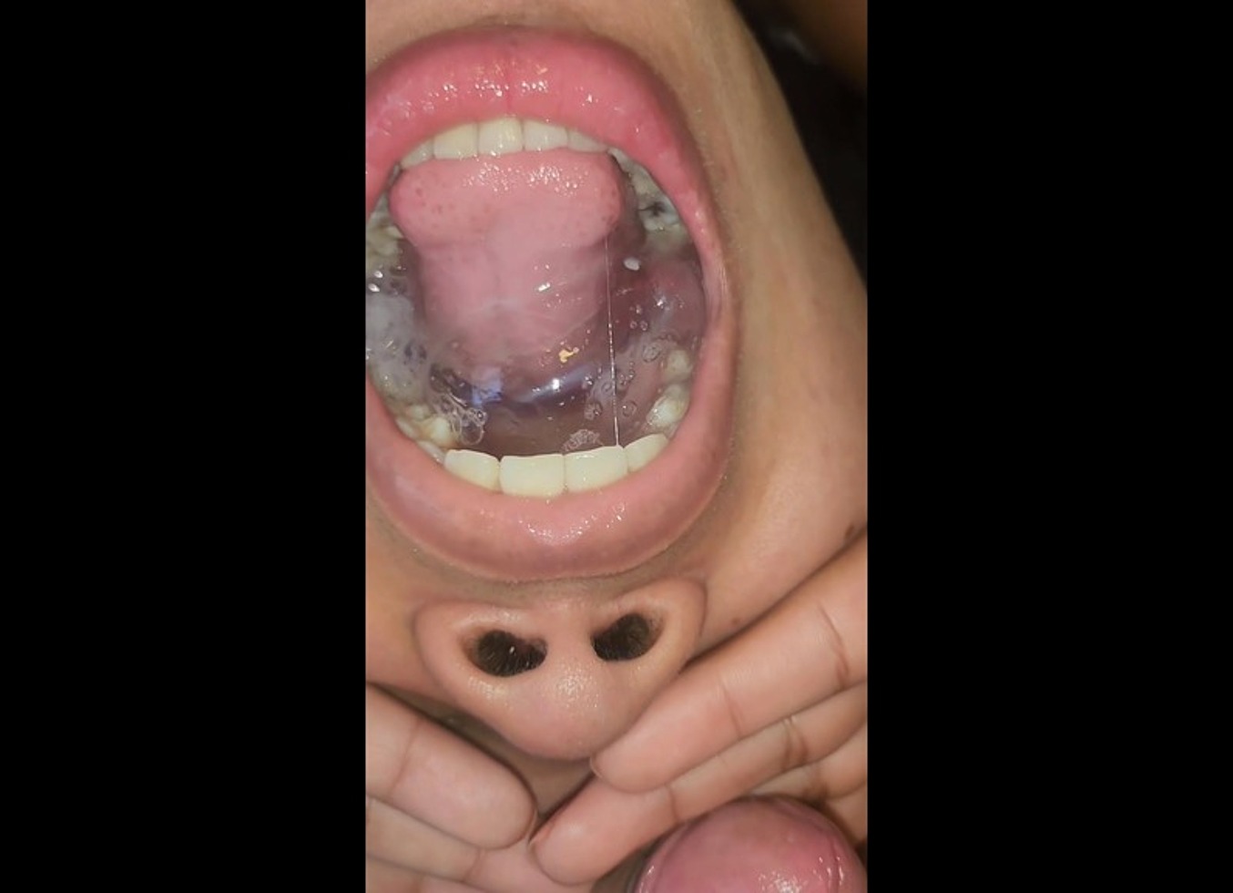 Hot Submissive Latina Teen Gets Cum And Piss Directly In Mouth