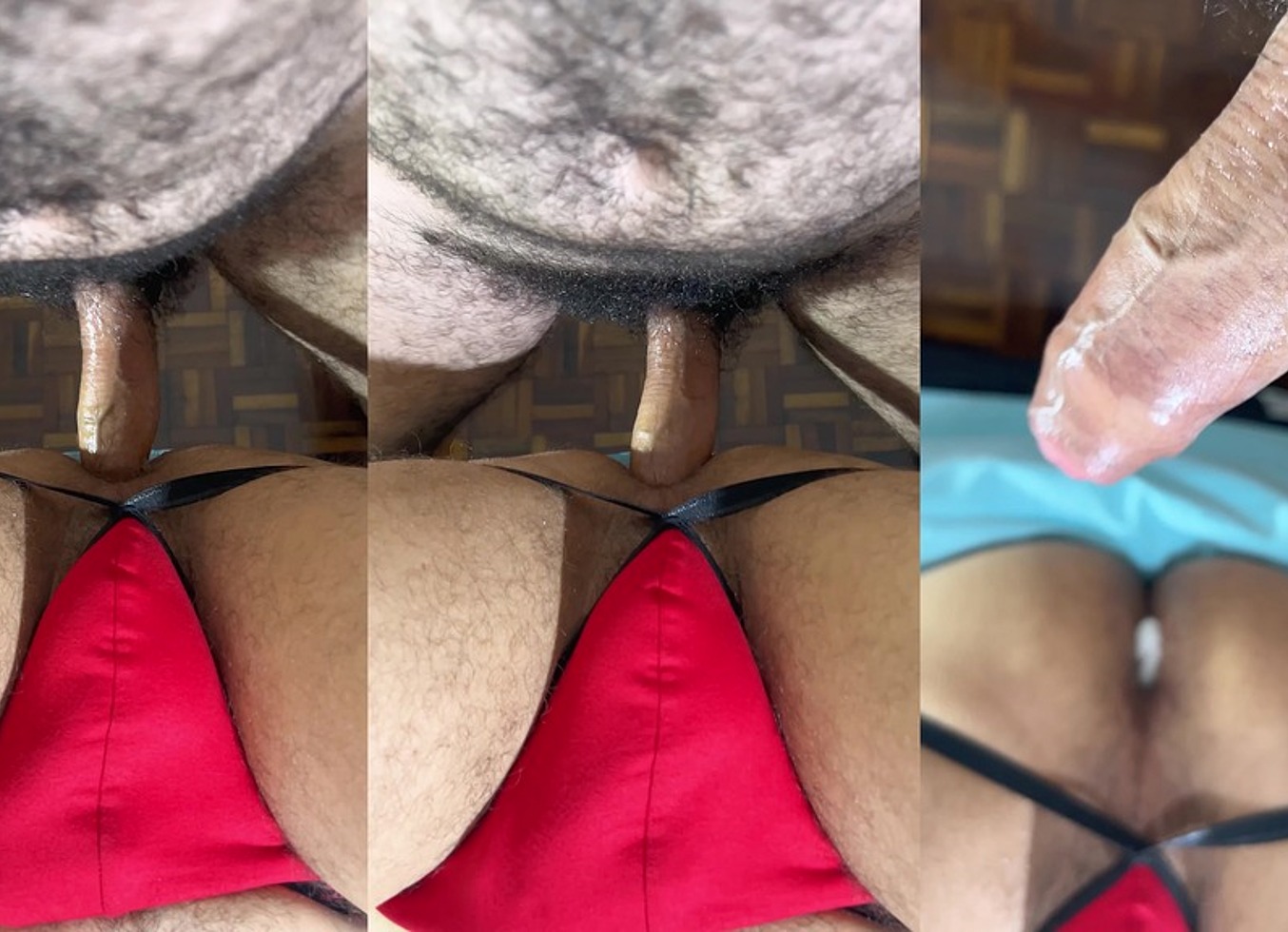 Breeding His Asshole And Watching My Cum Dripping