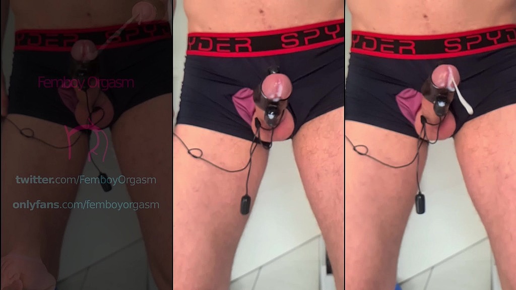 Il cazzo di un giovane ragazzo si dimena durante l'orgasmo gay con sborrata al rallentatore (FemboyOrgasm) young boy twink dick is wagging around during slowmotion cumshot gay orgasm (FemboyOrgasm)