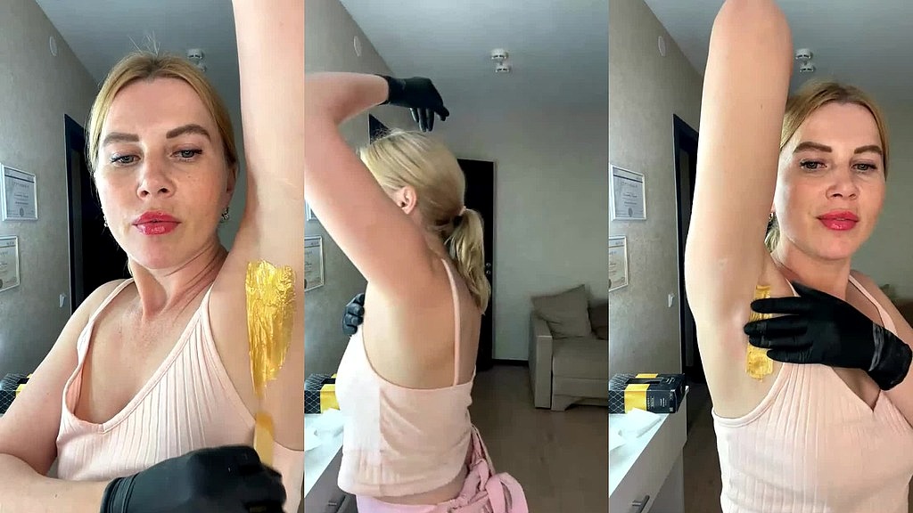 self-depilation from a hot blonde milf (SugarNadya) self-depilation from a hot blonde milf (SugarNadya)