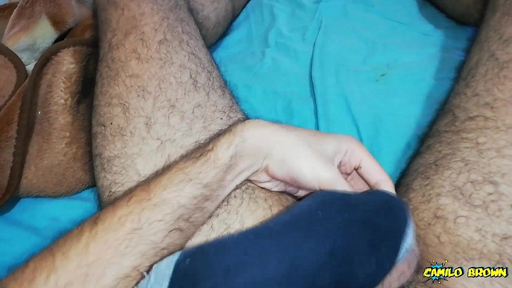 jerking off and cum shot inside of a sock - camilo brown (Camilo Brown) jerking off and cum shot inside of a sock - camilo brown (Camilo Brown)
