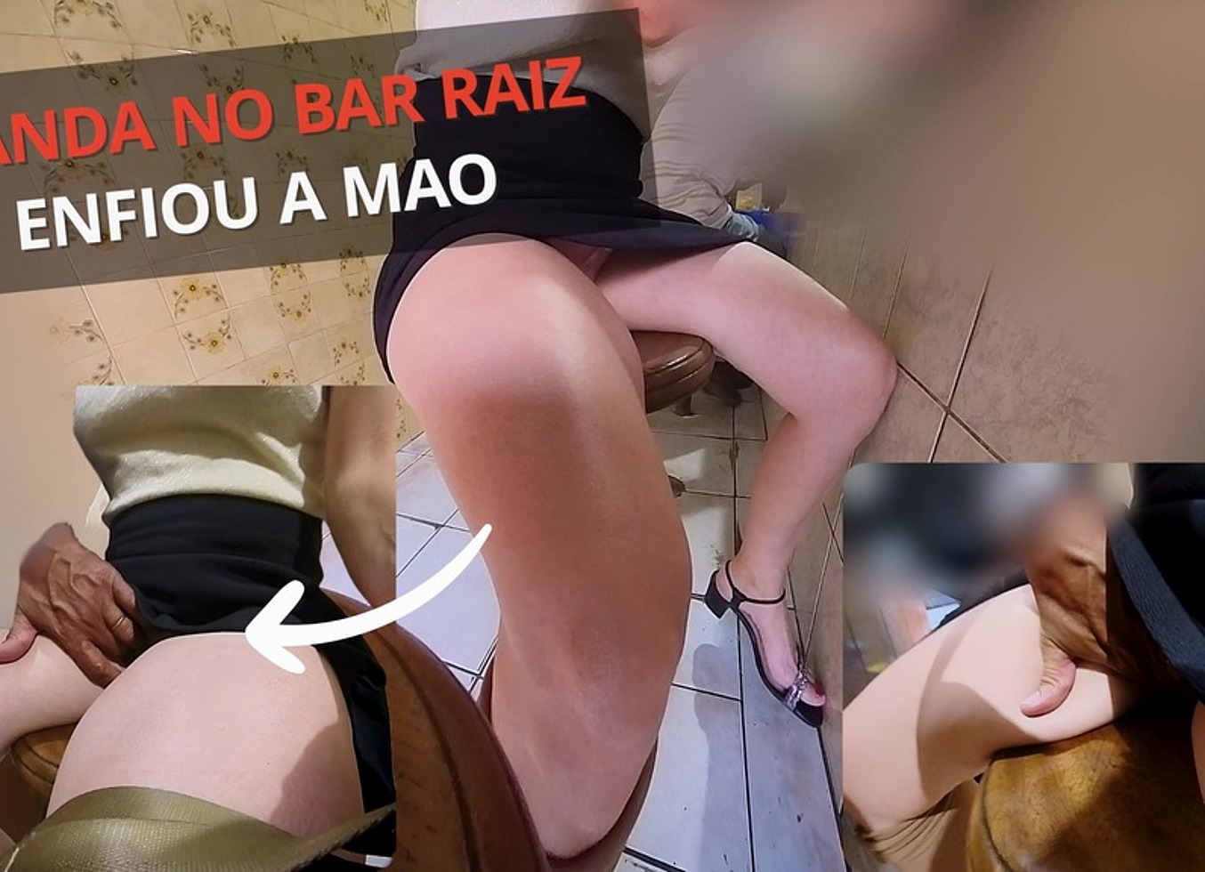 I Went To A Bar Full Of Men, Wearing A Little Skirt Just To Show My Panties... And Ended Up Getting Fingered In My Pussy! Fui Num Bar Cheio De Homens, De Sainha E Acabei Levando Dedada Na Bucetinha