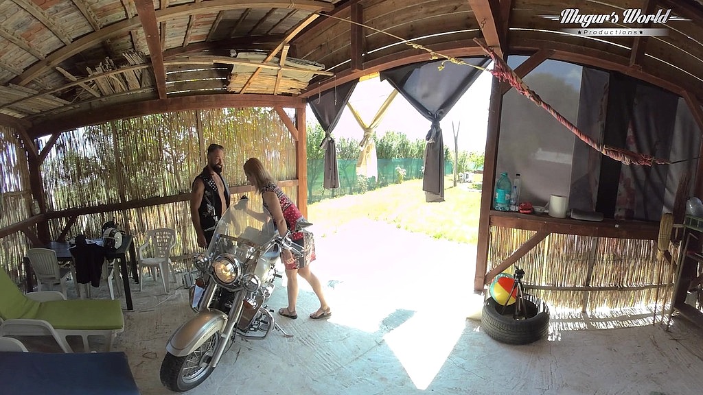 Regina Gold On Motorcycle (1080)