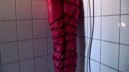 Sexy babe bound & wrapped