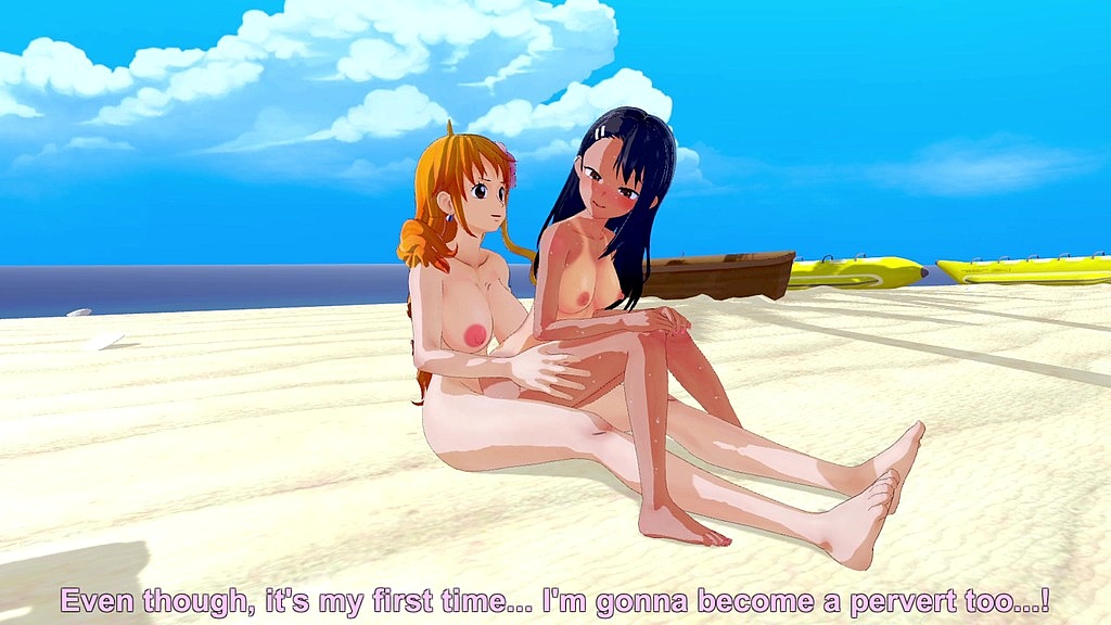 nami and nagatoro sex animation 3d (Xhatihentai) nami and nagatoro sex animation 3d (Xhatihentai)